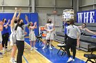 Mikayla Pucci 1000th  Wheaton College women's basketball’s Mikayla Pucci is honored after scoring her 1000th career point. - Photo By: KEITH NORDSTROM : Wheaton, basketball, Mikayla Pucci, 1000th